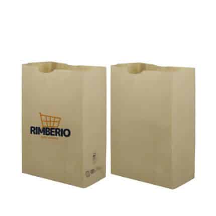 Bolsa Papel Kraft Pequeña Sin Asas (18+11x34cm)