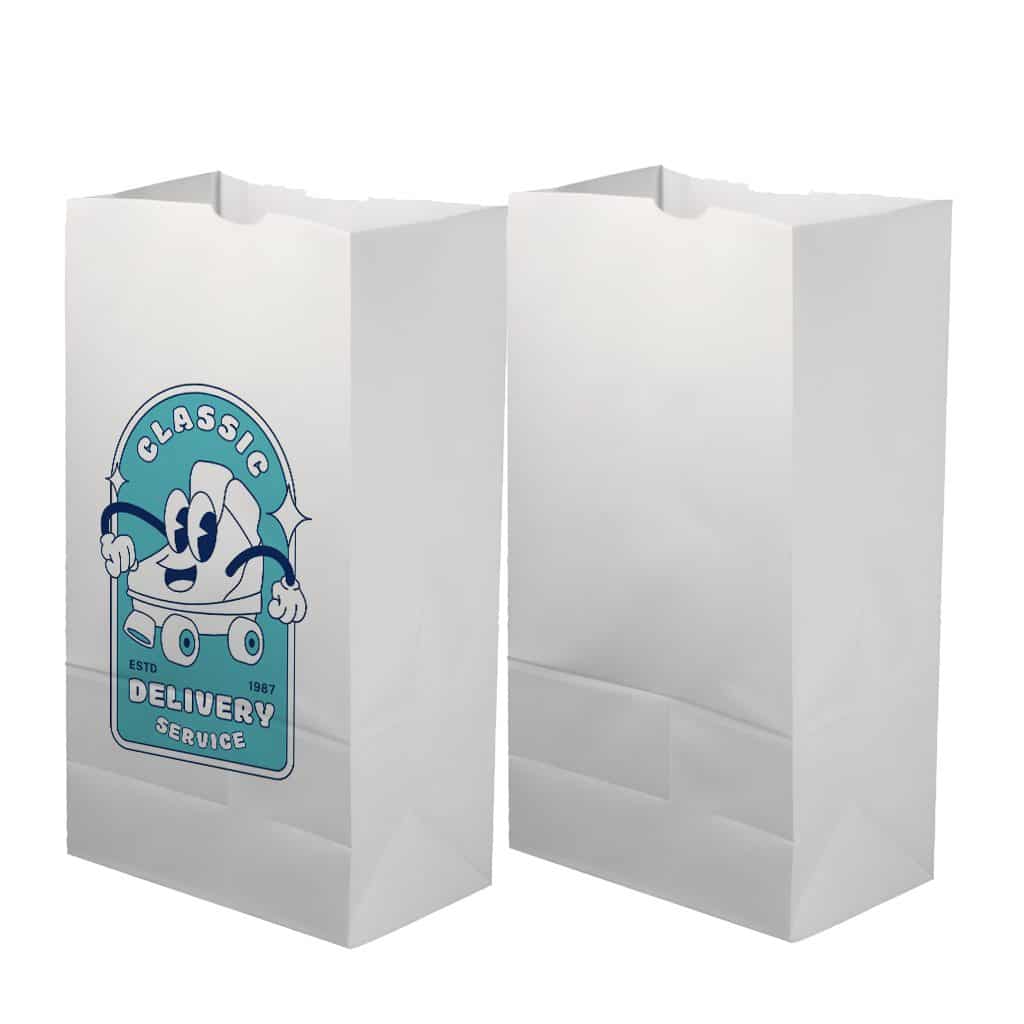 Bolsa de Papel Blanca (18+11x34cm) Bolsa de Papel Blanca (18+11x34cm) - Imagen 1