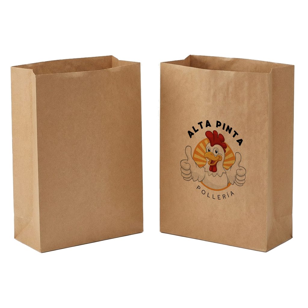 bolsa 2 Bolsa Papel Kraft Gigante sin asa (30+18x43cm) - Imagen 1